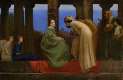 La adoración de los reyes de Károly Ferenczy